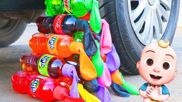 Smash Video 🚗 | Car vs Coca Cola with balloons🎈 img