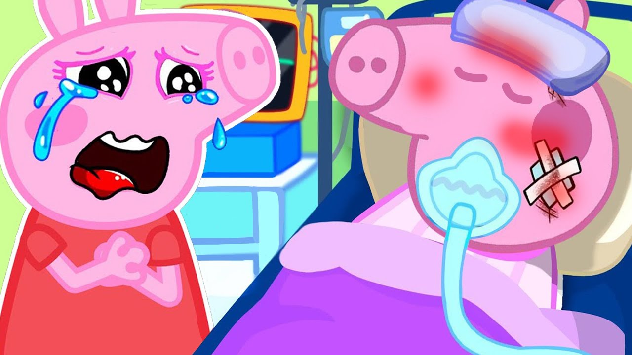 George Pig Please Wake Up...? Don't Leave Me...?!! PEPPA PIG APOCALYPSE ANIMATION img