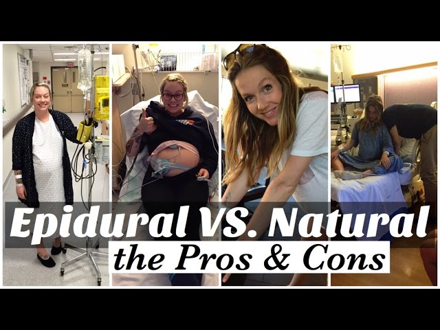 Labor - Natural VS. Epidural - The Pros and Cons of Each img