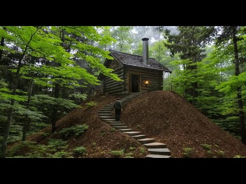 I Built a High-Rise Forest Cabin to Outsmart Wild Beasts img