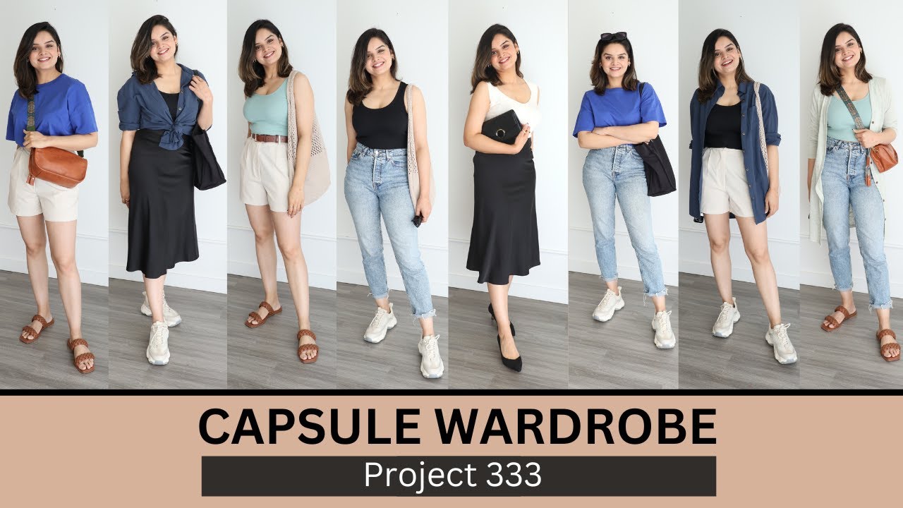 11 Pieces = 32 Outfits | Capsule Wardrobe Series Part 4 img